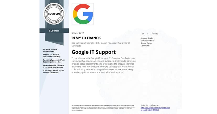 Google IT Support